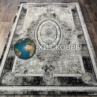Турецкий ковер VEIVET 27145 Черный-серый